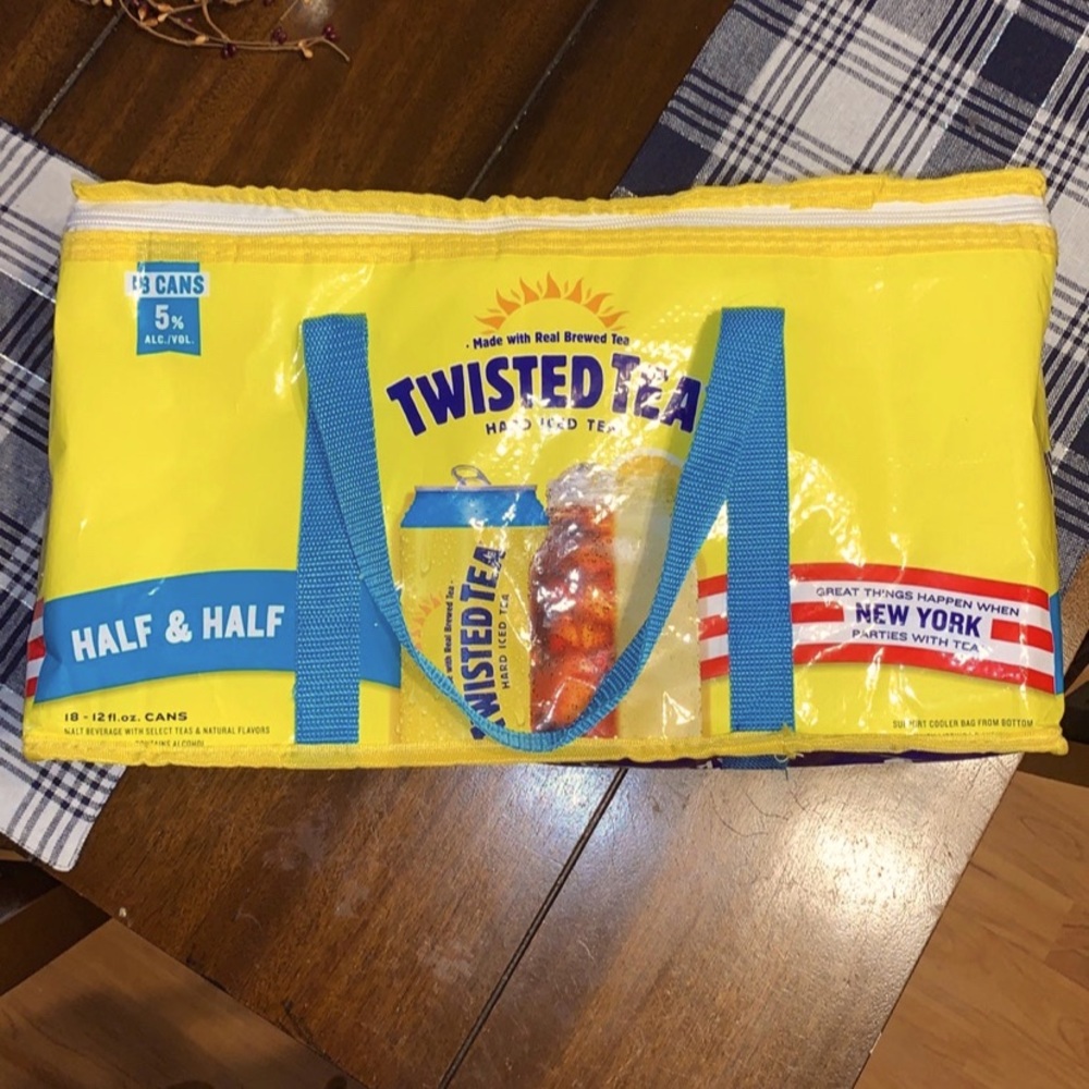 Twisted Tea cooler holds 18 pack